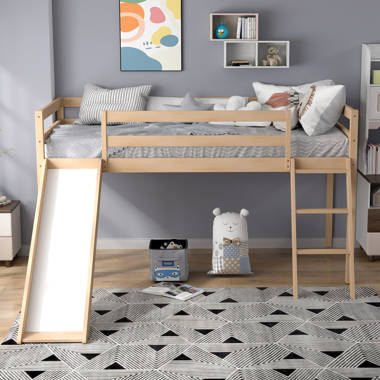 Ethridge twin low loft bed discount